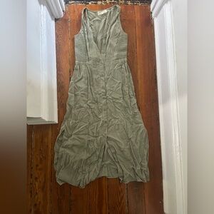 Cloth & Stone Olive Green Maxi Dress